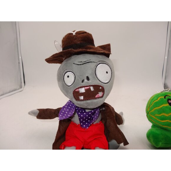 Plants Vs. Zombies Cowboy Zombie & Watermelon Plush 2-Piece Set - Picture 7 of 11